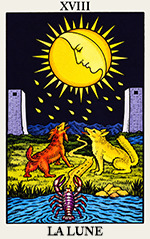 amour tarot La Lune