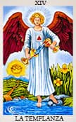 amour tarot La tempérance