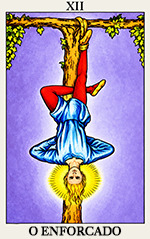 amor tarot O pendurado