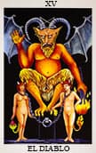 tarot al iubirii Diavolul